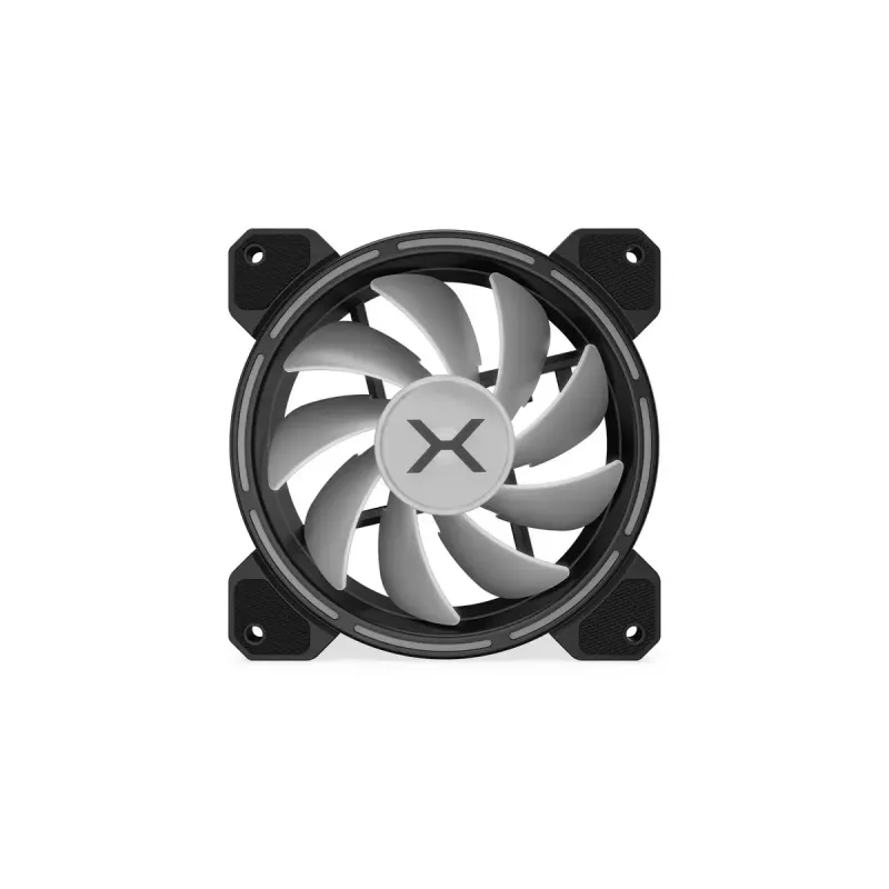 Ventoinha para caixa KRUX KRX0067 120mm ARGB LUNAR 120, 1200 rpm, rolamento hidráulico, 12 V, LED 5 V, conector de 3 pinos, antivibração