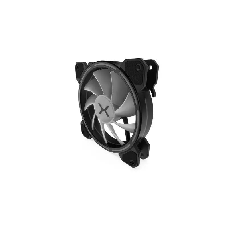 Ventoinha para caixa KRUX KRX0067 120mm ARGB LUNAR 120, 1200 rpm, rolamento hidráulico, 12 V, LED 5 V, conector de 3 pinos, antivibração
