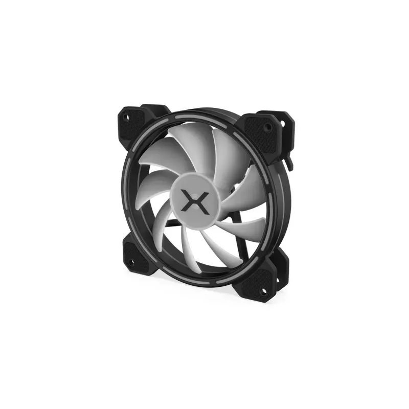 Ventoinha para caixa KRUX KRX0067 120mm ARGB LUNAR 120, 1200 rpm, rolamento hidráulico, 12 V, LED 5 V, conector de 3 pinos, antivibração