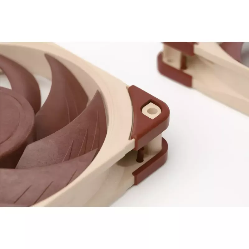 Noctua NF-A12x25 LS-PWM Sterrox ventoinha para caixa de 120 mm, 120x120x25 mm, 12 V, PWM, 900–1200 RPM, 7,6–12,1 dB, bege/castanho