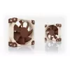 Noctua NF-A8 FLX ventoinha para caixa de 80 mm, 3 pinos, 12 V, 2000/1650/1200 RPM, SSO2, bege/castanho