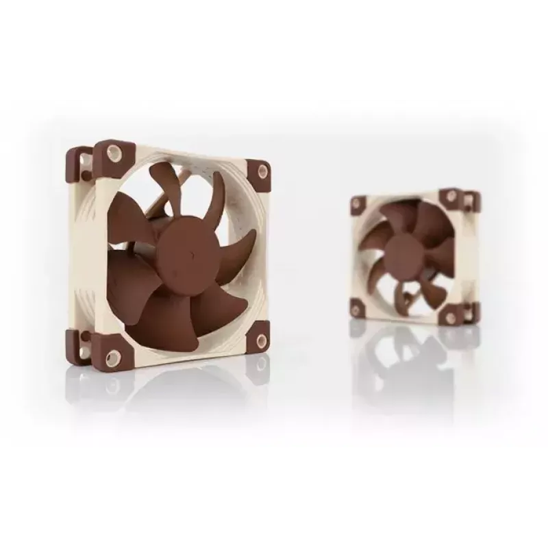 Noctua NF-A8 FLX ventoinha para caixa de 80 mm, 3 pinos, 12 V, 2000/1650/1200 RPM, SSO2, bege/castanho