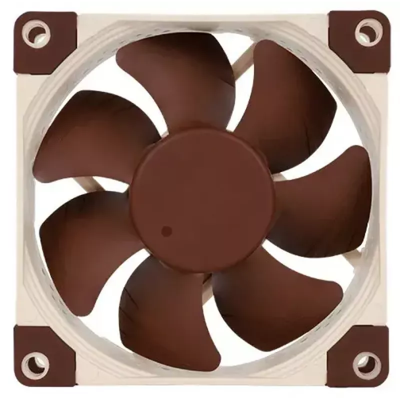 Noctua NF-A8 FLX ventoinha para caixa de 80 mm, 3 pinos, 12 V, 2000/1650/1200 RPM, SSO2, bege/castanho