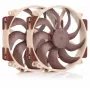 Noctua NF-A14x25r G2 PWM Sx2-PP ventoinhas para caixa de 140 mm (2 un.), 12 V, 1500 RPM, 155,6 m³/h, castanho/bege