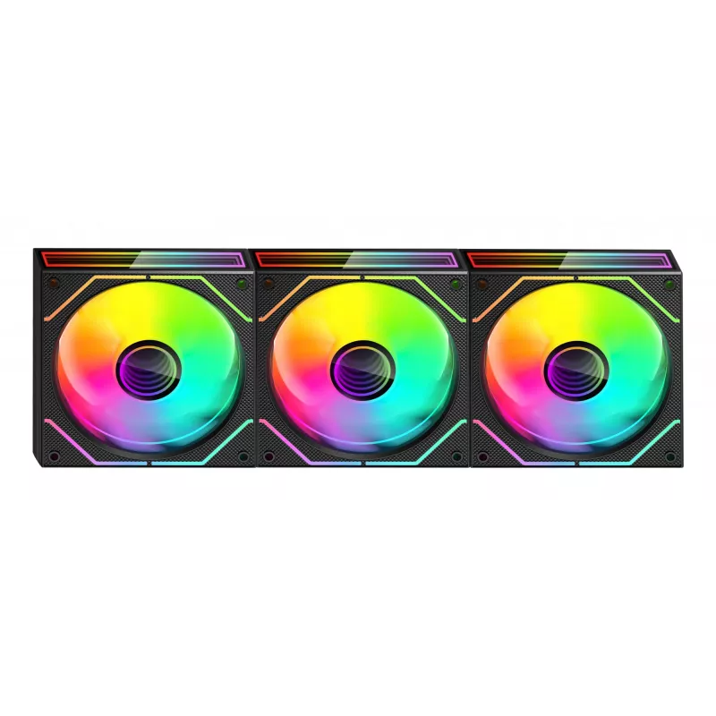Sistema de refrigeração para computador Mars Gaming MF3DPROKIT caixa de computador ventoinha 12 cm preto