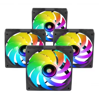 Sistema de refrigeração para computador Mars Gaming MFSI4KIT caixa de computador ventoinha 12 cm preto