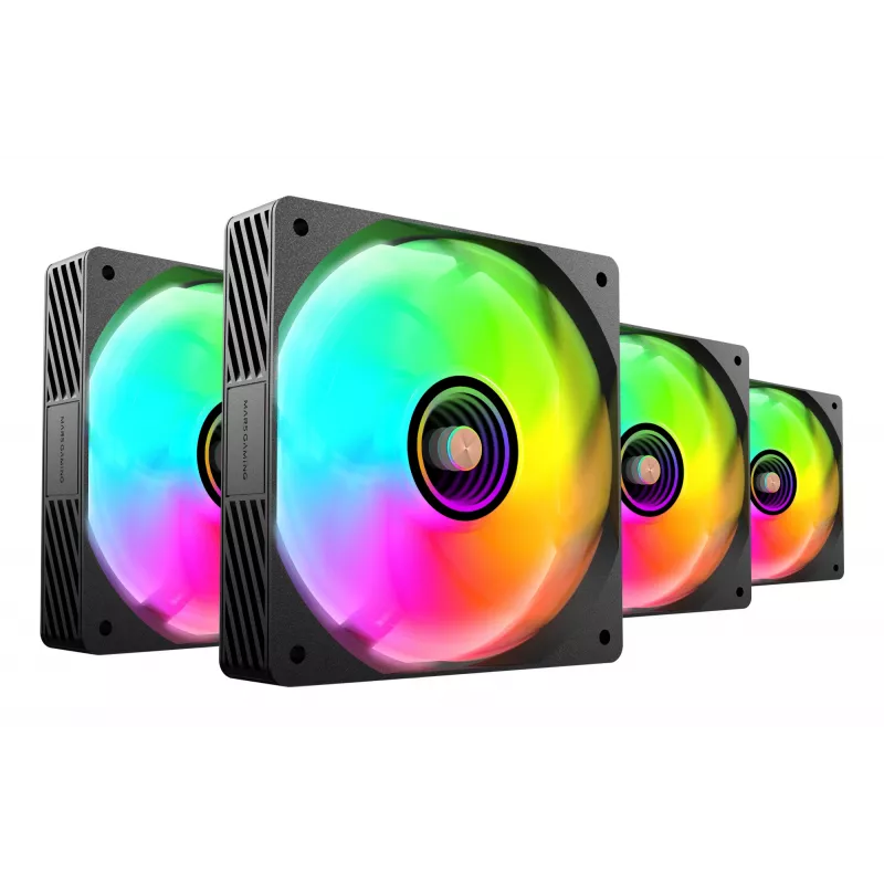 Sistema de refrigeração para computador Mars Gaming MFSI4KIT caixa de computador ventoinha 12 cm preto