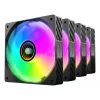 Sistema de refrigeração para computador Mars Gaming MFSI4KIT caixa de computador ventoinha 12 cm preto