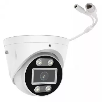 Câmara de vigilância IP Foscam T5EP 5MP PoE dome, 3072×1728, objetiva 4 mm, PoE (IEEE 802.3af), IP66, visão noturna 20 m, microSD até 256 GB