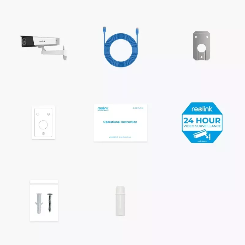 Câmara de vigilância IP Reolink Duo P730 4K, 8 MP, 4608×1728 @20 fps, PoE/DC, IP66, PIR, 30 m IR, MicroSD até 256 GB