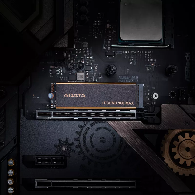 SSD M.2 2280 NVMe interno ADATA LEGEND 960 MAX 1 TB PCIe 4.0, leitura 7400 MB/s, escrita 6000 MB/s, 3D NAND
