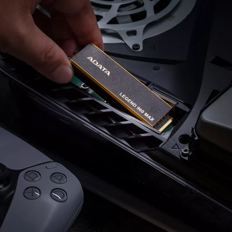 SSD M.2 2280 NVMe interno ADATA LEGEND 960 MAX 1 TB PCIe 4.0, leitura 7400 MB/s, escrita 6000 MB/s, 3D NAND