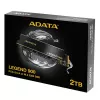 ADATA LEGEND 900 SLEG-900-2TCS SSD M.2 2280 NVMe de 2 TB, PCIe 4.0 x4, NVMe 1.4, 7000/5400 MB/s, preto/dourado