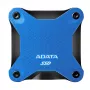 SSD portátil ADATA SD620 2 TB USB 3.2 Gen 2 (Micro-B) azul/preto — 520/460 MB/s, 80×80×15,2 mm