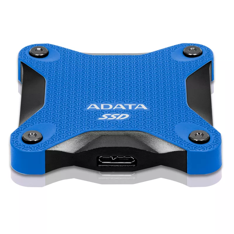SSD portátil ADATA SD620 2 TB USB 3.2 Gen 2 (Micro-B) azul/preto — 520/460 MB/s, 80×80×15,2 mm