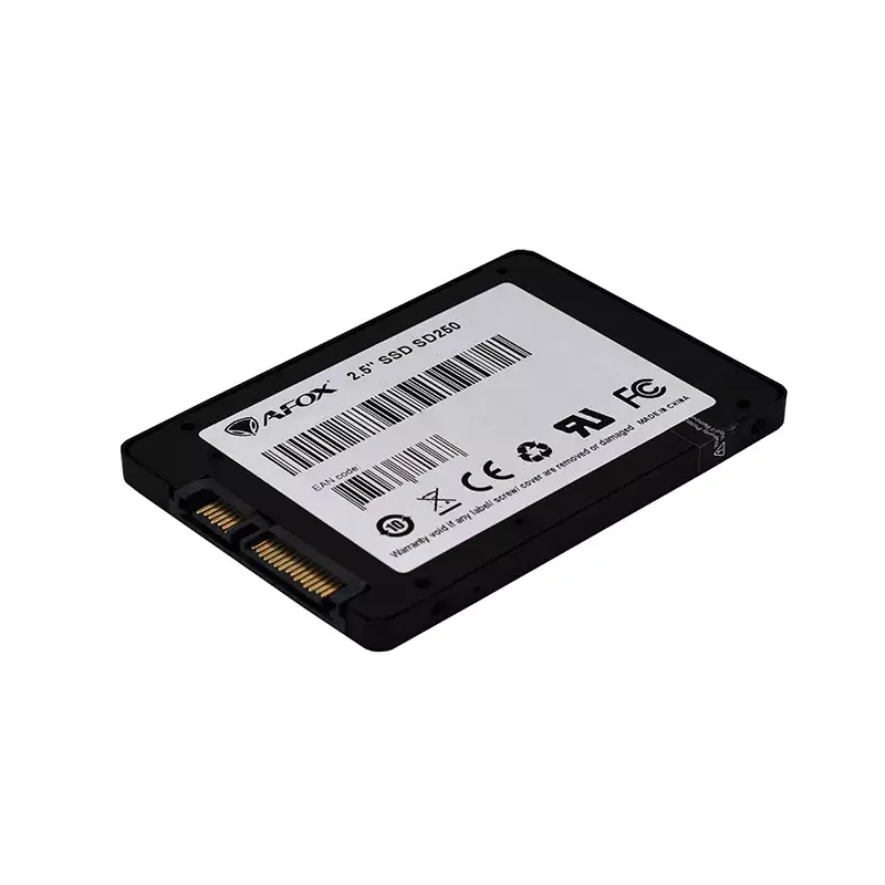 SSD AFOX SD250-512GN 2,5″ SATA III, 512 GB, TLC 3D NAND, 540 MB/s, preto