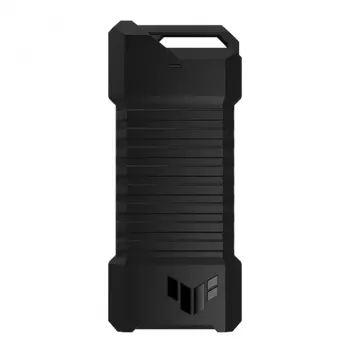 Caixa para SSD ASUS ESD-T1A/BLK/G/AS — M.2 (SATA/PCIe) de uma baía, USB-C 3.2 Gen2, 10 Gbit/s, preto, fecho de segurança