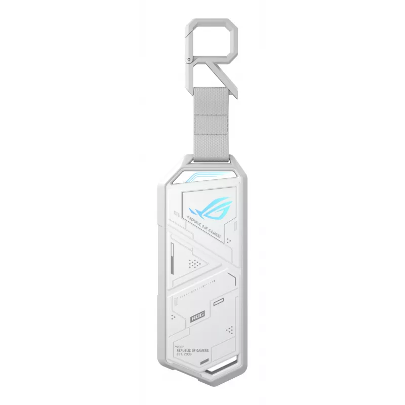 Caixa para SSD ASUS ROG Strix Arion White Edition — M.2 PCIe, USB Type-C 10 Gbit/s, para uma SSD