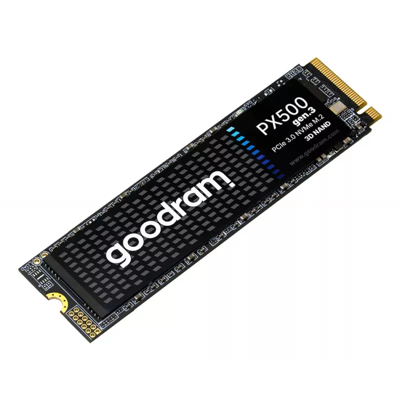 SSD interno GOODRAM PX500 GEN.3 M.2 1 TB – PCIe 3.0 NVMe, leitura 3300 MB/s, escrita 2700 MB/s, 2280