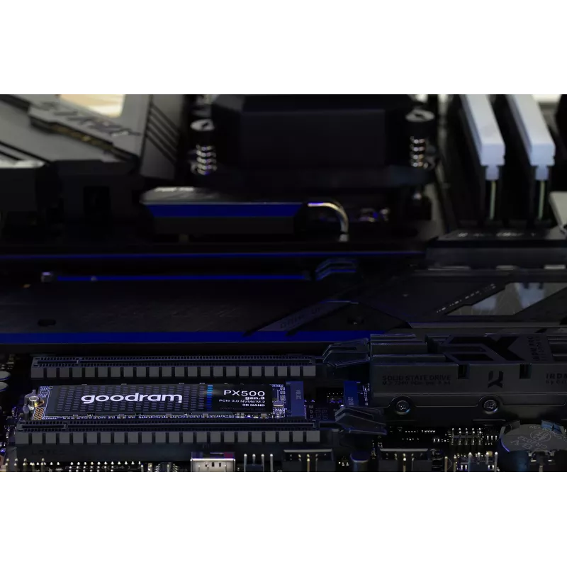 SSD interno GOODRAM PX500 GEN.3 M.2 1 TB – PCIe 3.0 NVMe, leitura 3300 MB/s, escrita 2700 MB/s, 2280