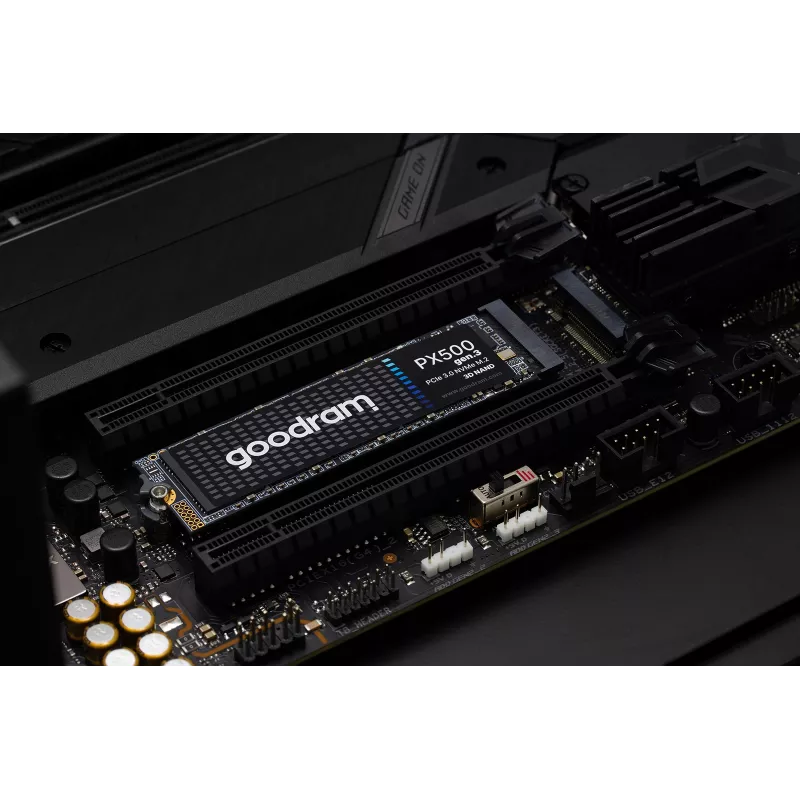 SSD interno GOODRAM PX500 GEN.3 M.2 1 TB – PCIe 3.0 NVMe, leitura 3300 MB/s, escrita 2700 MB/s, 2280