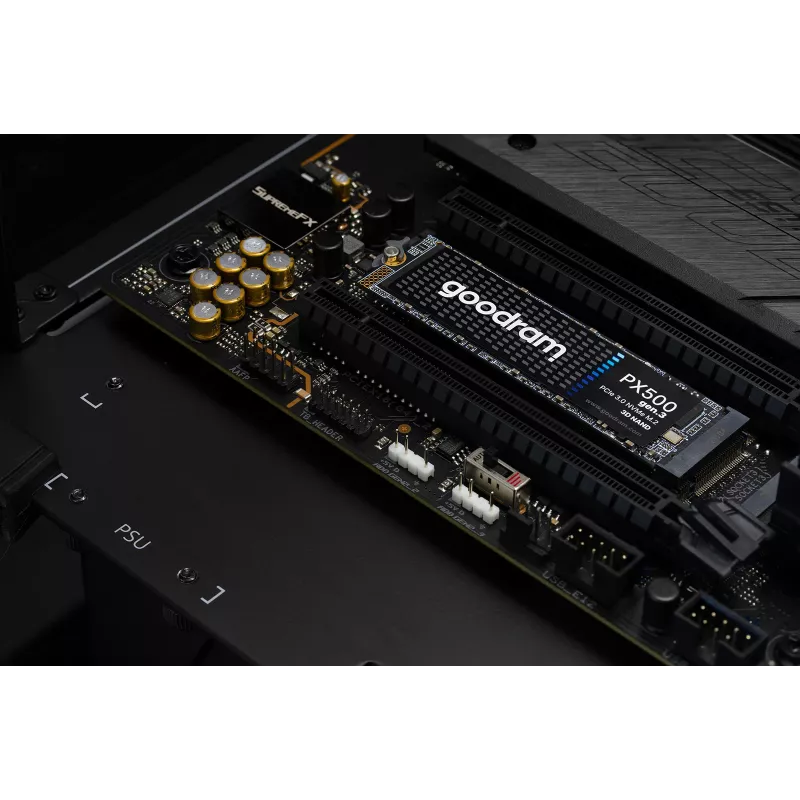 SSD interno GOODRAM PX500 GEN.3 M.2 1 TB – PCIe 3.0 NVMe, leitura 3300 MB/s, escrita 2700 MB/s, 2280