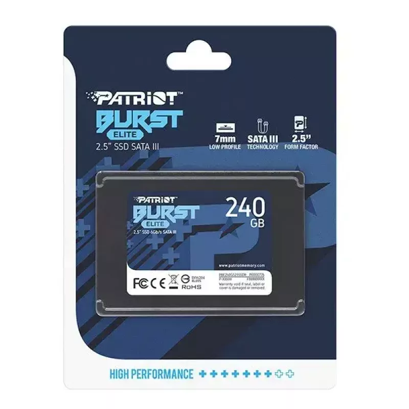 SSD Patriot Memory Burst Elite 240GB PATRIOT Burst Elite 450/320MBs