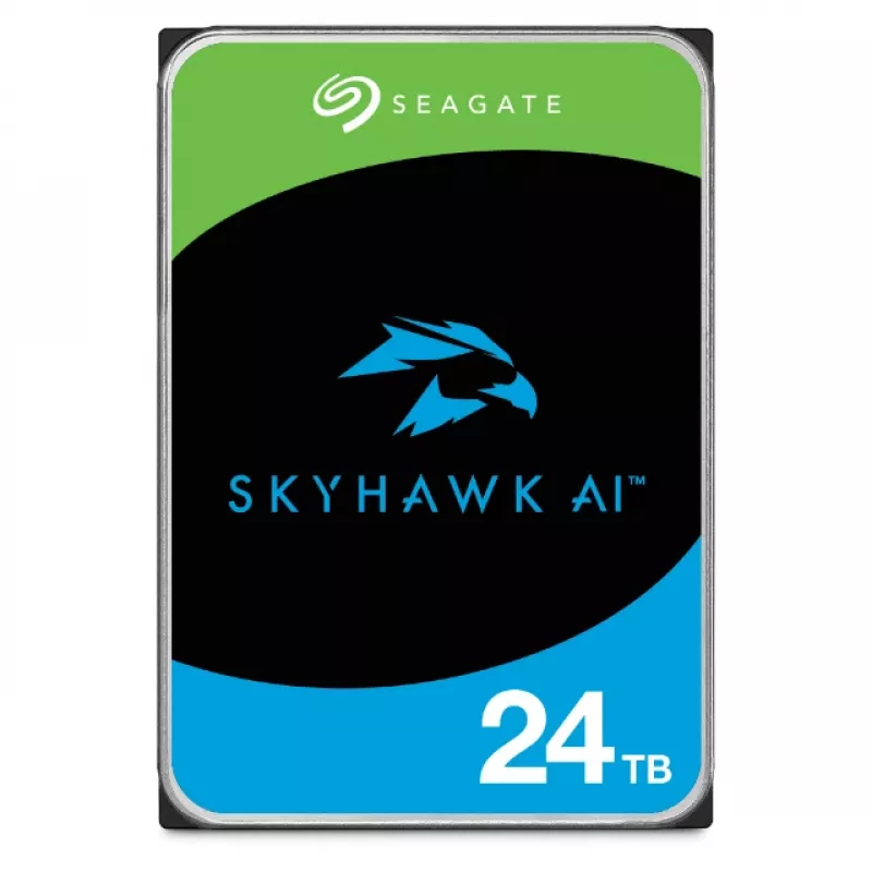 Disco rígido interno Seagate SkyHawk AI 24 TB 7200 RPM 512 MB 3,5