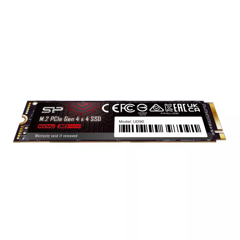 SSD Silicon Power UD90 SP02KGBP44UD9005 M.2 2280 NVMe, 2 TB, PCIe 4.0 x4, 5000 MB/s, 3D NAND
