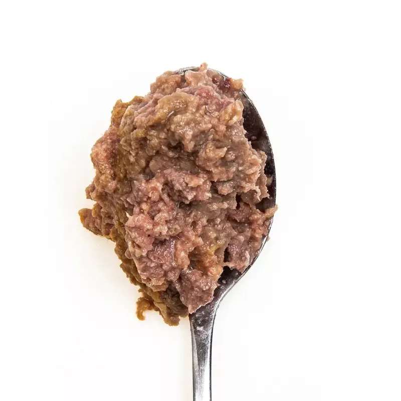 3Coty comida húmida com pato para gatos adultos, 80 g