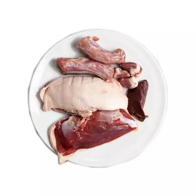 3Coty comida húmida com pato para gatos adultos, 80 g