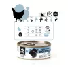 3Coty comida húmida para gatinhos com peru e frango, 80 g