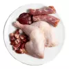 Alimento húmido para gatos 3coty Frango com pato para gatinhos 80 g saco, alimento completo, proteína 20%, gordura 9%