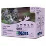 Comida húmida para gatos BOZITA 85 g saco — vaca, frango, veado, peru, sem cereais, gatos adultos, embalagem 12×85 g