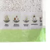 Areia para gatos de tofu aglomerante DIAMENTIQ Matcha Ultra, fibra de ervilha, sem pó, 2,5 kg