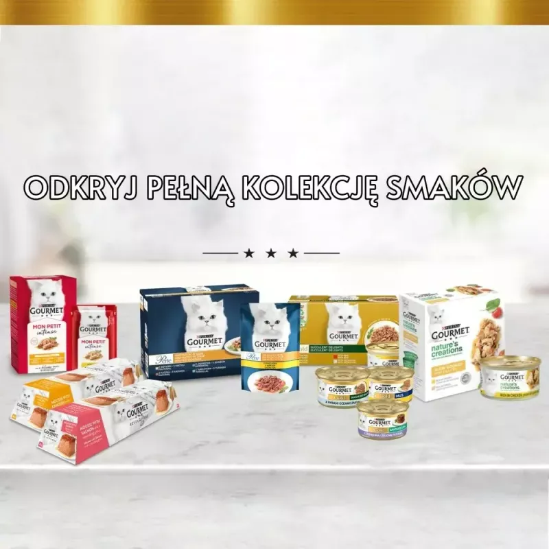 Alimento húmido para gatos Purina Nestlé GOURMET Perle mini filetes em molho, saqueta 60 x 85 g, gatos adultos, 80% humidade