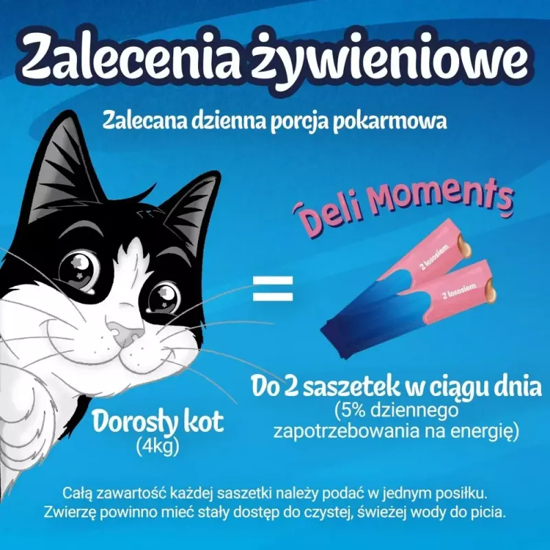 Snack húmido para gatos Purina Felix Deli Moments pasta de salmão 4 x 10 g tubo