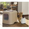 Rotho Biala pá para areia de gato com sacos, branca