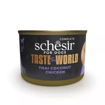 Comida húmida para cães Agras Pet Foods Schesir Taste the World 150 g — frango, sem glúten, adulto, lata