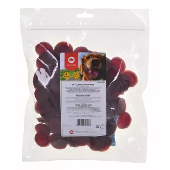 Snack para cães MACED Chips de pato 500 g — snack de pato de um só ingrediente, 500 g, proteína 28%, gordura 1%