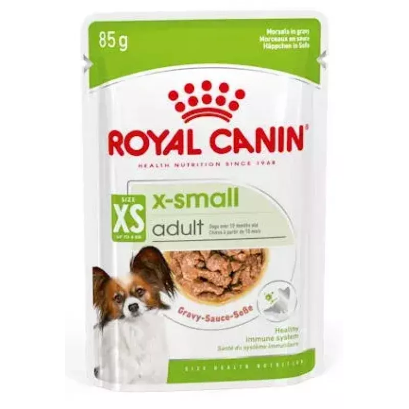 Royal Canin X-Small Adult comida húmida para cães, 12 x 85 g