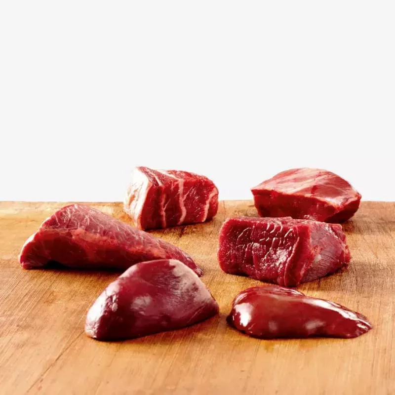 Comida em lata Animonda GranCarno Original — vaca, frango, caça, peru, 400 g, sem conservantes