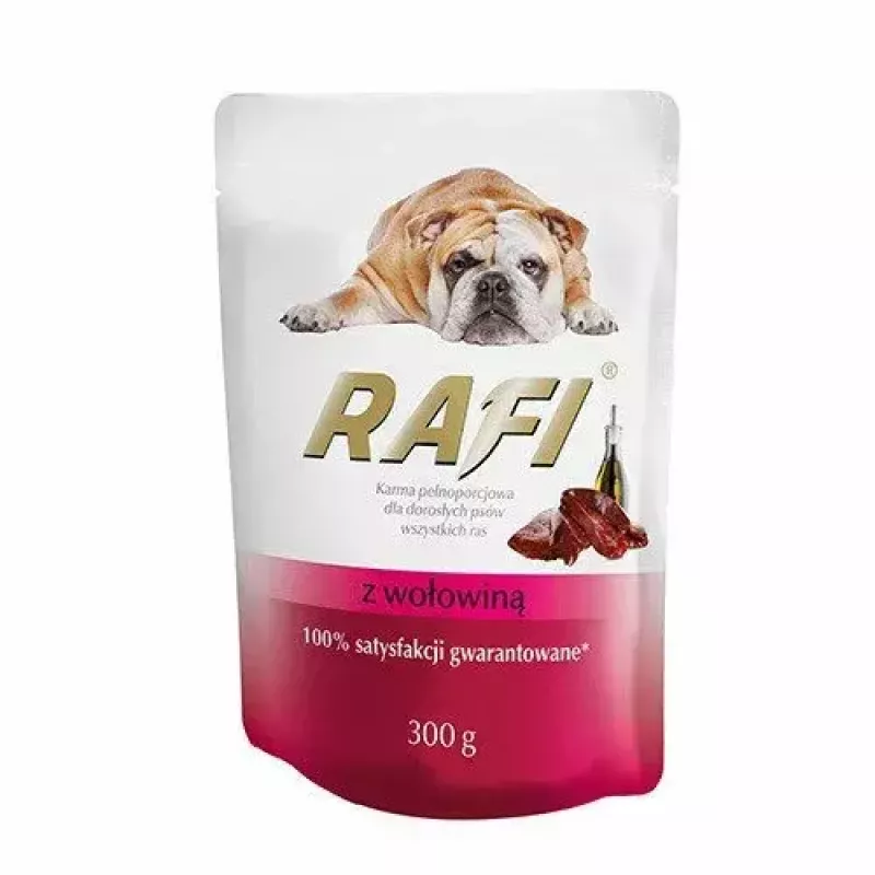 DOLINA NOTECI Rafi comida húmida para cães com carne de vaca, 300 g
