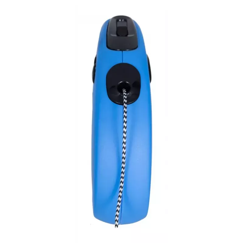 Trella Flexi New Classic S — corda, 5 m, trela individual, azul, carga máx. 12 kg