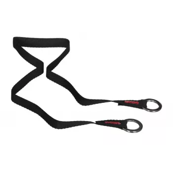 Trella Flexi New Classic 5 m, fita de nylon preta, para raças grandes até 50 kg
