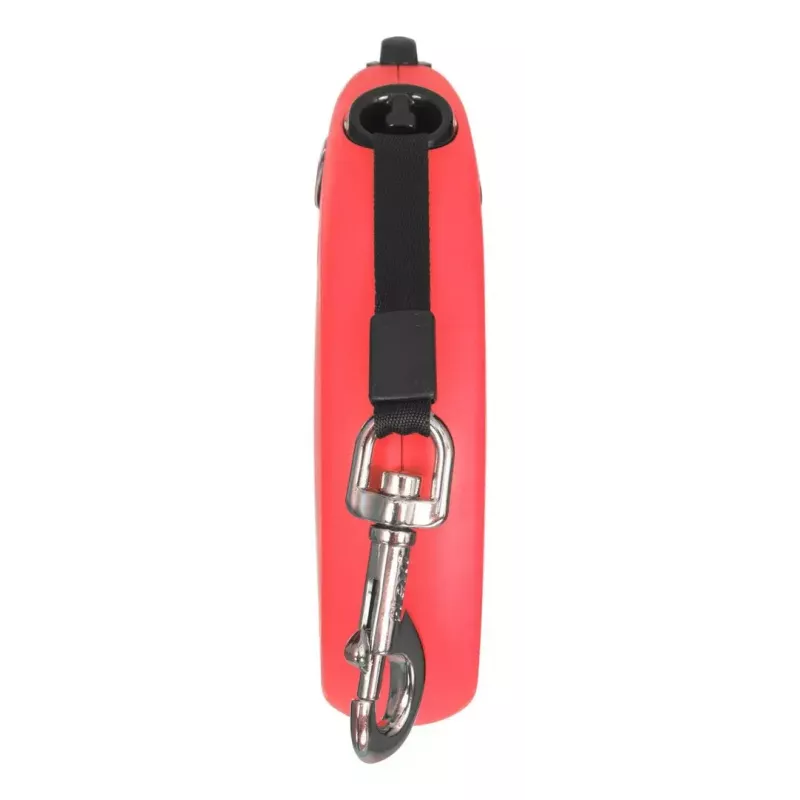Flexi New Classic L trela extensível para cães, fita de 5 m, até 50 kg, vermelha