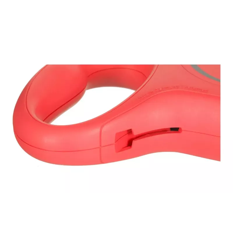 Flexi New Classic L trela extensível para cães, fita de 5 m, até 50 kg, vermelha