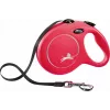 Flexi New Classic L trela extensível para cães, fita de 8 m, até 50 kg, vermelha