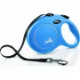 Trella Flexi New Classic 8 m — trela de corda Flexi 8 m, azul, L, carga máx. 50 kg
