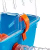 Gaiola FERPLAST Combi 2 para hamsters, Azul transparente, L795×P295×A263 mm, tecnopolímero